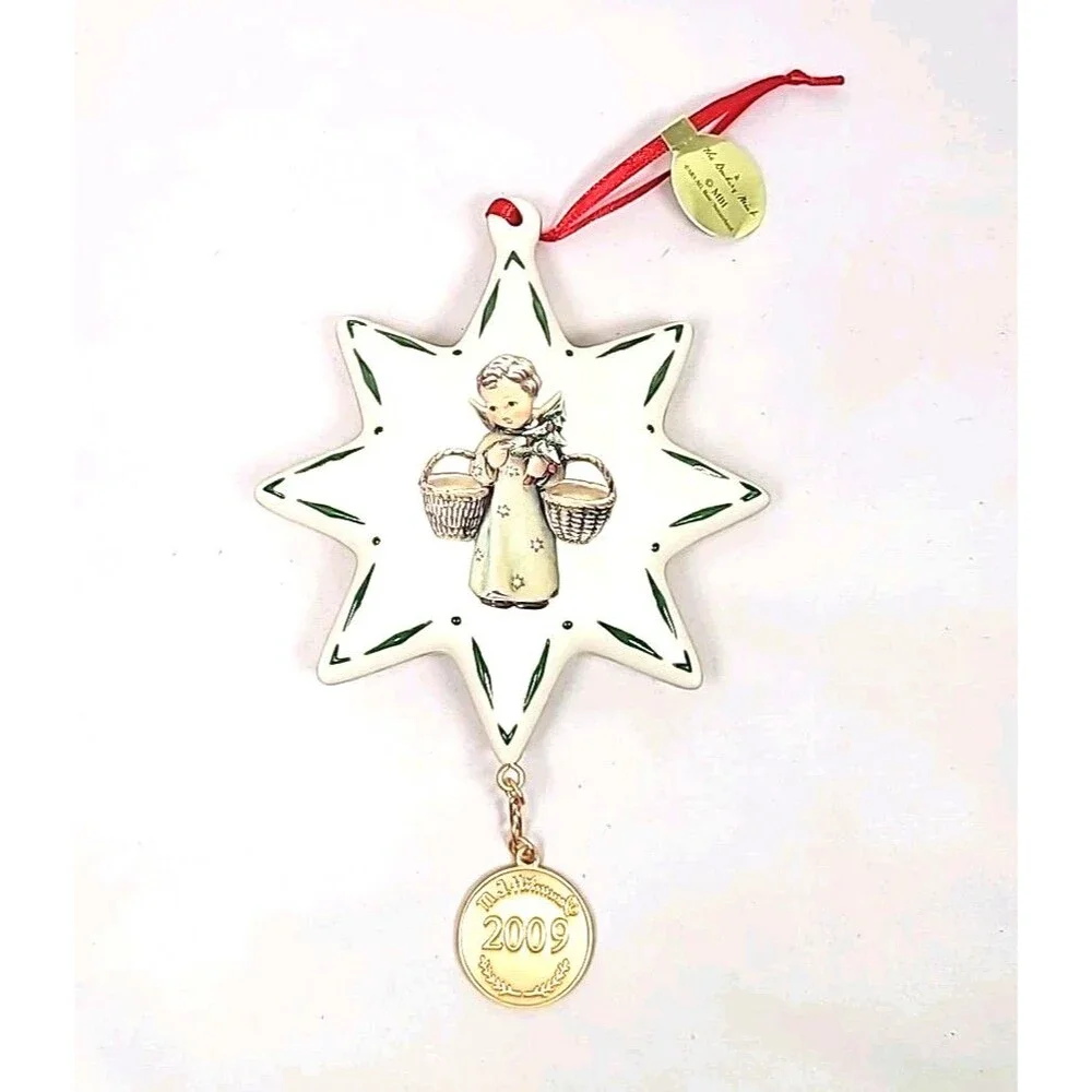 Hummel Christmas Tree Ornament 2009 Christmas Angel The Danbury Mint